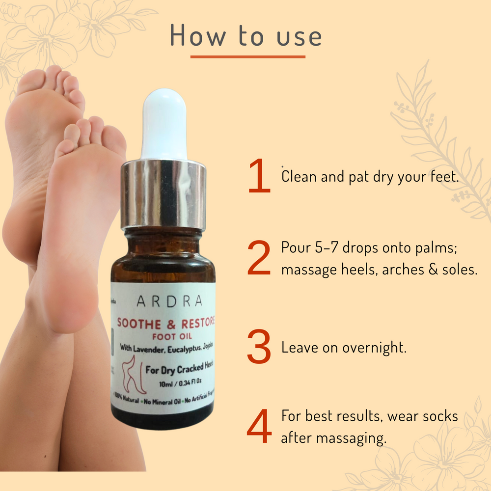 Ardra's SOOTHE & RESTORE Foot Oil
